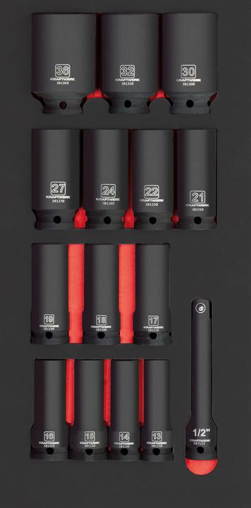 Actual product image Kraftwerk Impact Socket Wrench Inlay (S-Inlay)