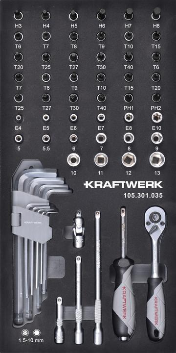 Kraftwerk Inserto del set di cricchetti di ricambio