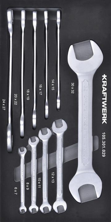 Actual product image Kraftwerk Open-end spanner set insert