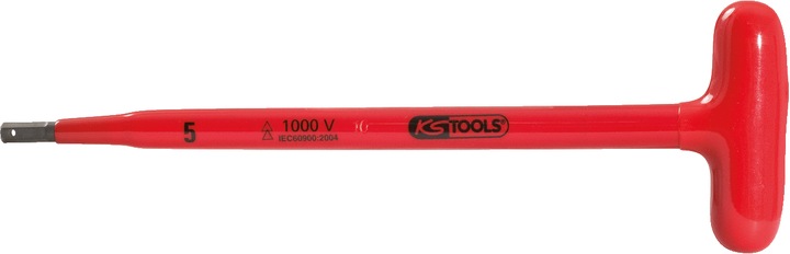 Produktbild KS Tools Isolierter T-Griff-Stiftschlüssel, 6x160mm