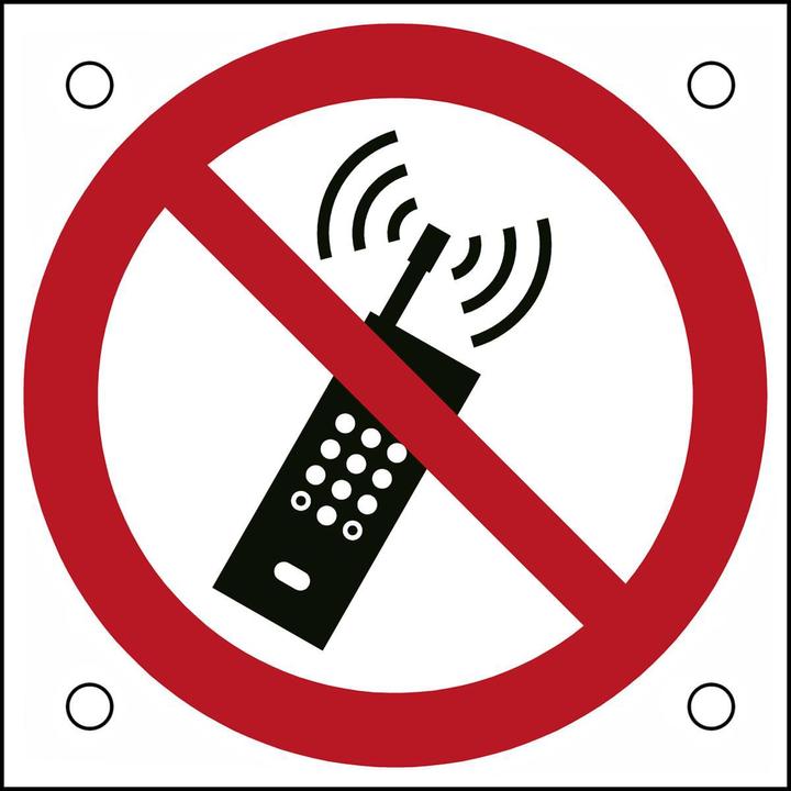 Image du produit Brady Panneau de sécurité ISO - Portable interdit