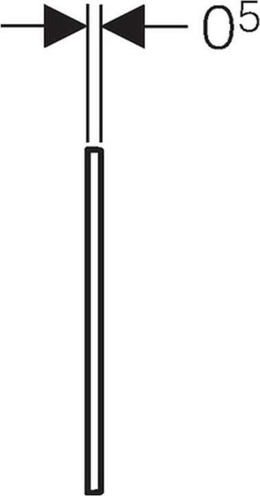 Immagine prodotto Geberit Telaio di copertura Omega 60 cromo spazzolato 115.641.GH1