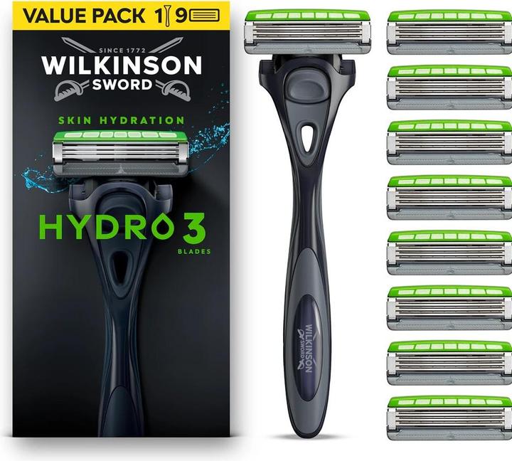 Immagine prodotto Wilkinson Hydro 3 9 Klingen mit gratis Griff