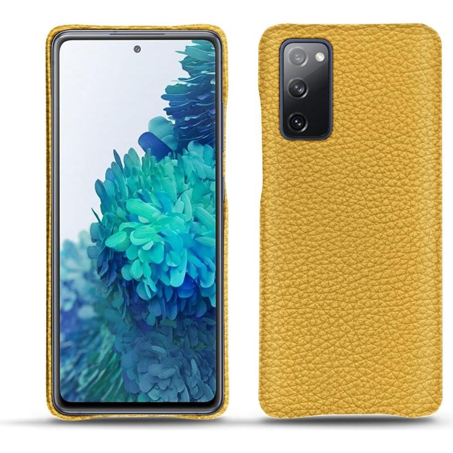 Noreve Lederschutzhülle (Samsung Galaxy S20 FE), Smartphone Hülle, Orange