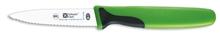 Immagine prodotto Piazza Atlantic Chef coltello spelucchino con lama seghettata 8 cm verde