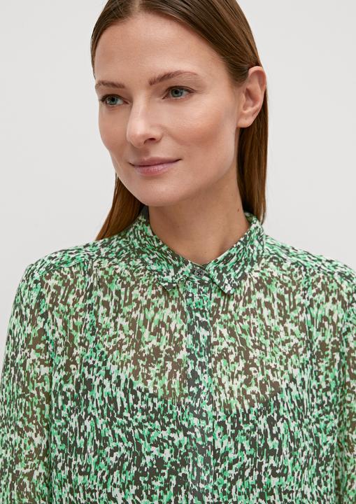 Produktbild Comma Bluse Longbluse aus Chiffon (36)