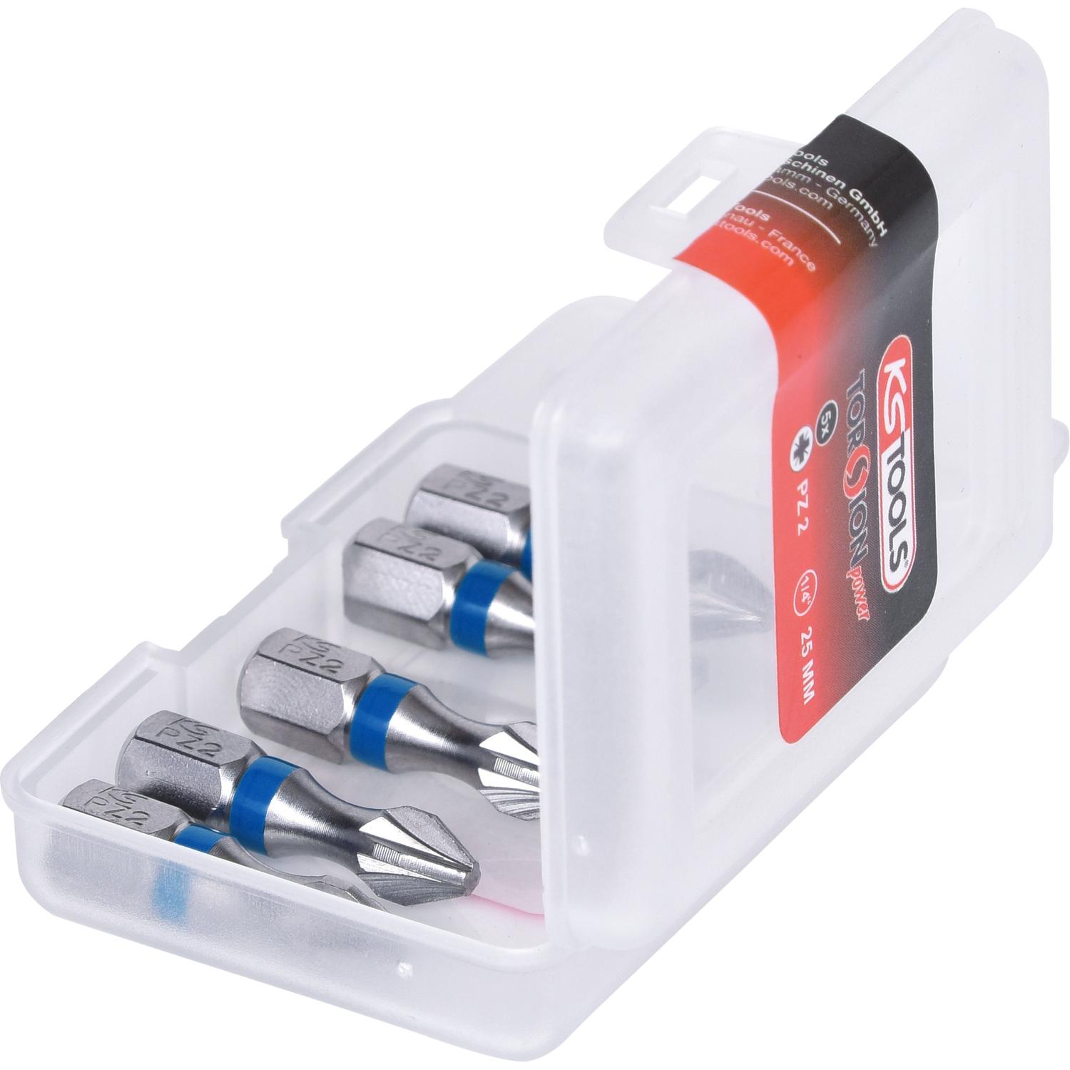 Thumbnail - KS Tools, Bits, 1/4" TORSIONpower Bit, Länge 25 mm PZ (1 / 4)