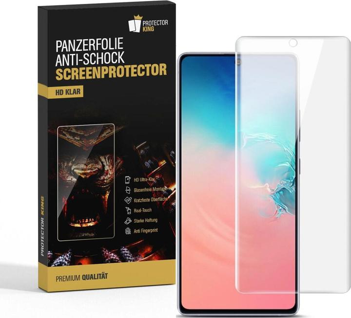 Produktbild Protectorking 4x Panzerfolie Anti-Shock HD Klar (4 Stück, Samsung Galaxy S10 Lite)