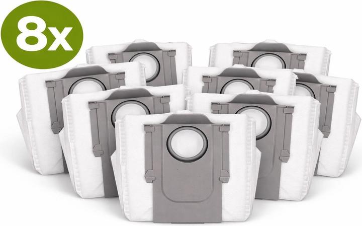 Roboparts Staubbeutel für Roborock Saros 10/10R|S8 MaxV Ultra|Qrevo Curv|Qrevo MaxV|Qrevo S| Qrevo (8 Stück) (8x)