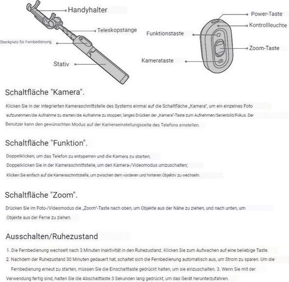 Produktbild Xiaomi Mi Zoom Selfie Stick Tripod