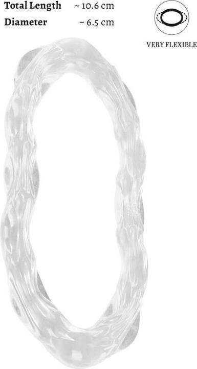 Actual product image Beau Coeur PARINOR Silicone Cock & Ball Ring (6.50 cm)