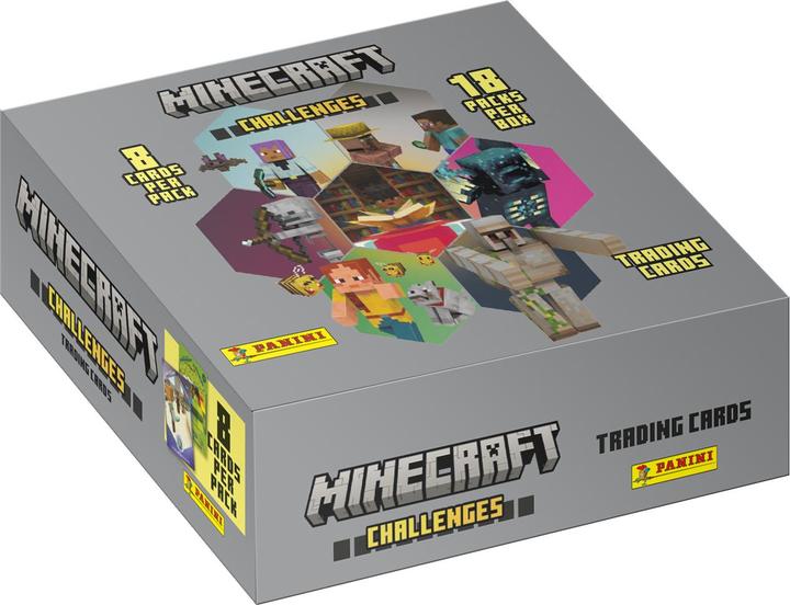 Produktbild Panini Minecraft - Challenges Trading Cards Flow Packs Display (18) (Englisch, Booster Display)