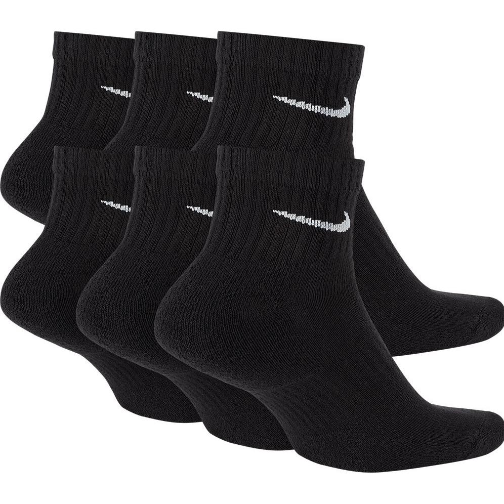 Thumbnail - Nike, Herren, Sportsocken, Everyday Cushioned Ankle 6er Pack Socken (M), Schwarz
