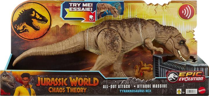 Immagine prodotto Jurassic World Figura d'azione Epic Evolution Attacco totale Tyrannosaurus Rex