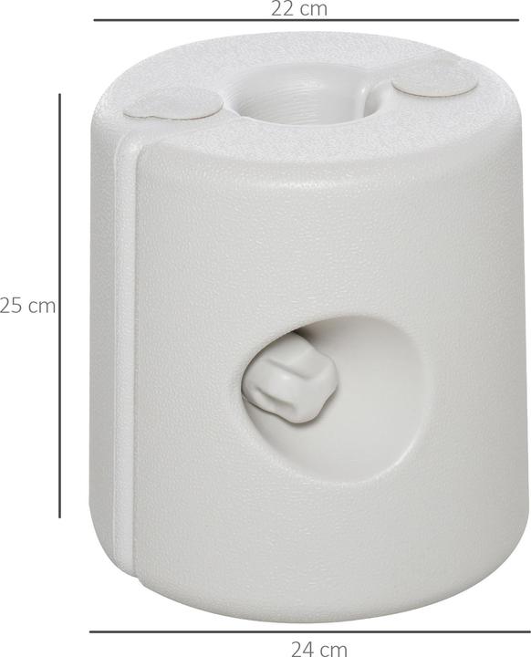 Image du produit Outsunny Gewichte für Faltpavillon (24 cm, 24 cm)