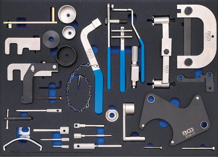 BGS Tool Tray 3/3: Engine Timing Tool Set for Renault, Nissan, Opel, Volvo