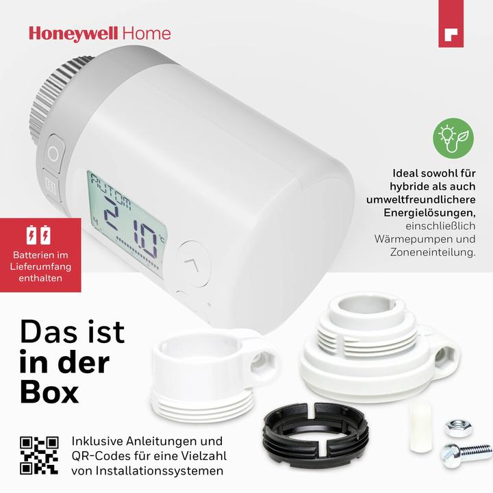 Actual product image Honeywell HR10R Rondostat Radiator thermostat electronic 5 to 30°C