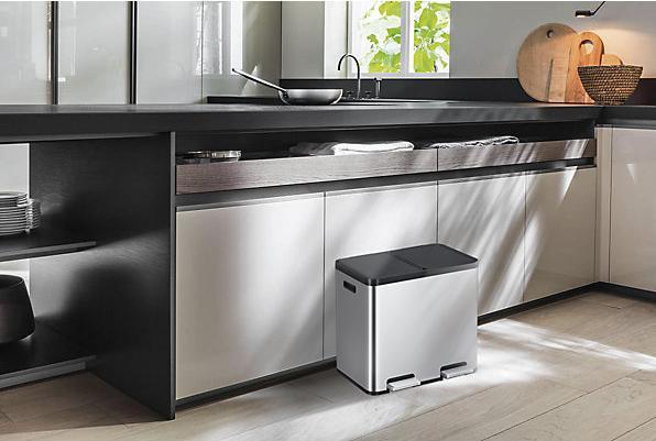 Produktbild EKO Treteimer Recycler, Stahl (44 l)