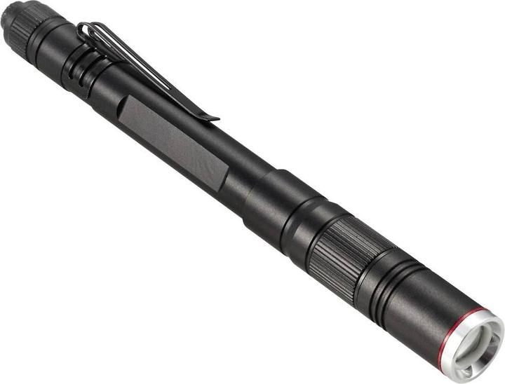 Actual product image Toolcraft TO-8254890 Penlight battery-powered SMD LED black (16.30 cm, 300 lm)