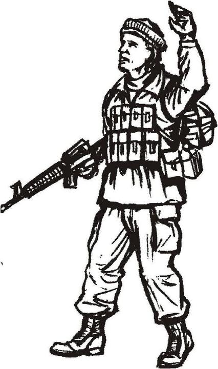 Produktbild CMK US special Forces soldier with gun (1fig