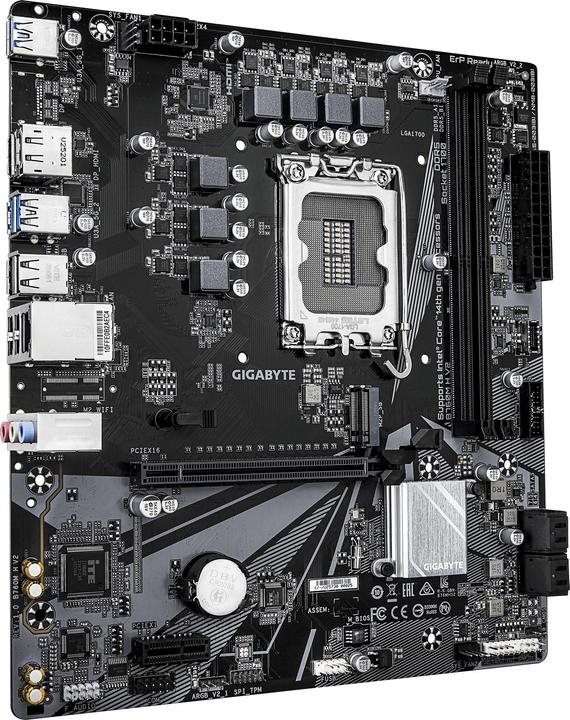 Produktbild Gigabyte Mainboard||Intel B760 Express|LGA1700|Micro-ATX|Memory DDR5|Memory slots 2|B760MHV21.0 (LGA 1700, Intel B760 Express, mATX)
