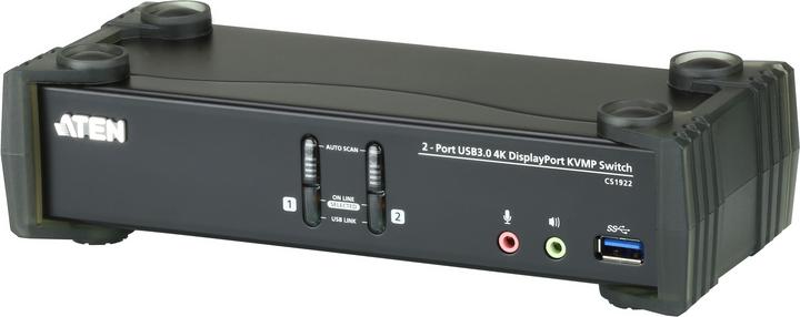Produktbild Aten CS1922 2-Port USB 3.1 Gen 1 4K DisplayPort 1.2 KVM