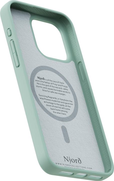 Produktbild Njord Hard-Cover Fabric MagSafe Case Turquoise (Apple iPhone 15 Pro Max)