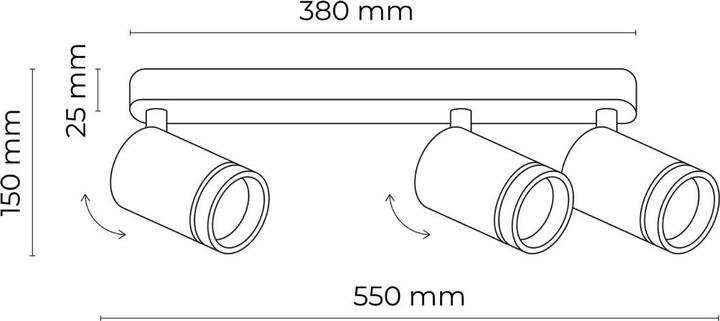 Immagine prodotto Licht-Erlebnisse Spot Strahler Carson (GU10)