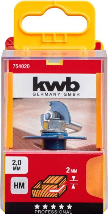 Image du produit kwb 754020 Fraise à rainurer 2 mm