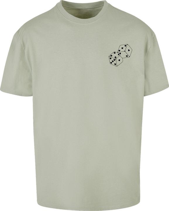 Produktbild Merchcode Hugs & Love - Heart Dice Heavy Oversize Tee - 175037 (S)