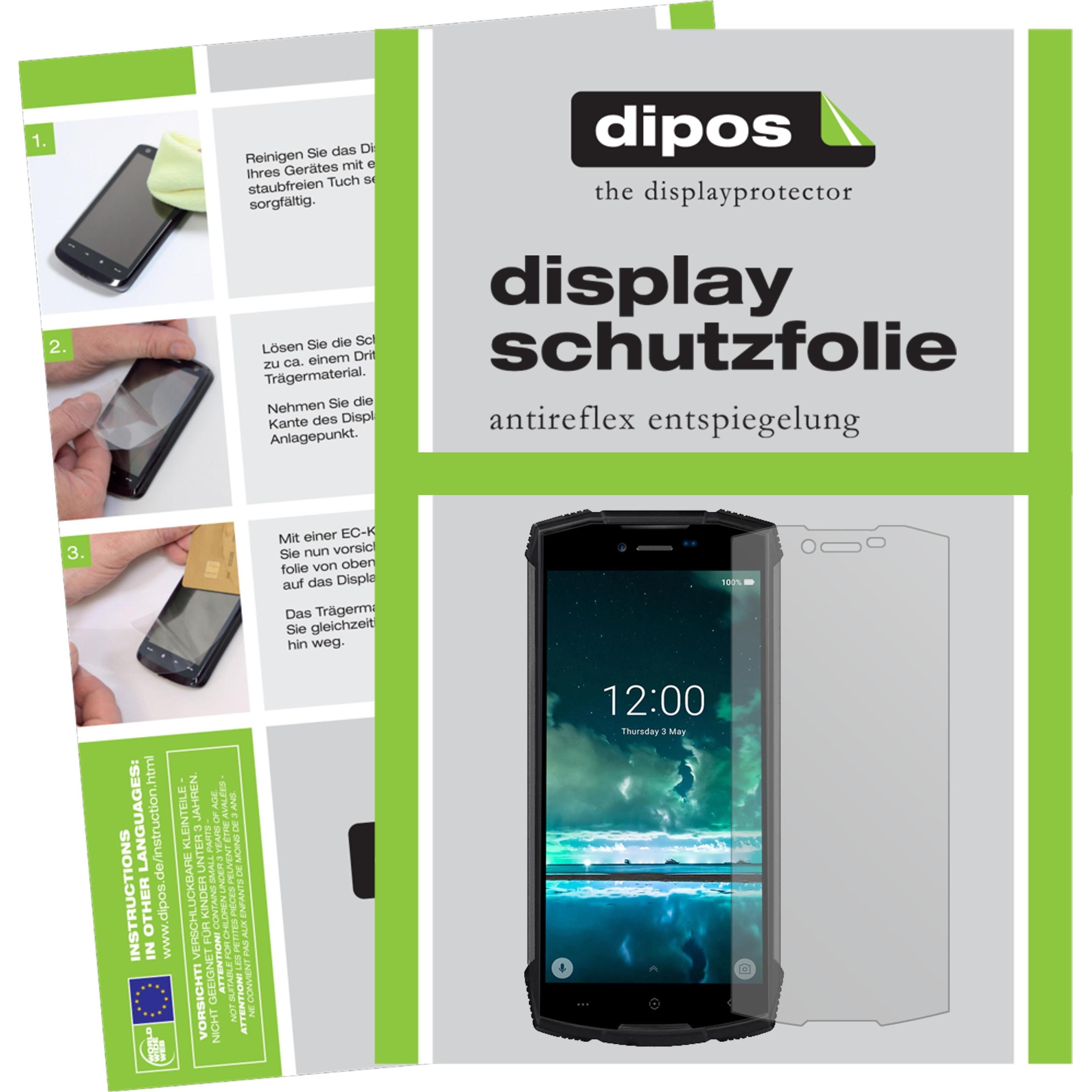 Thumbnail - Dipos Displayschutzfolie Antireflex (6 Stück, Doogee S55), Smartphone Schutzfolie, Transparent