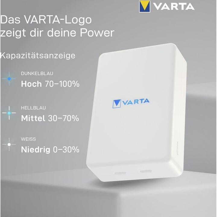 Produktbild Varta Mag Pro Wireless PB 10000 mAh (10000 mAh, 20 W, 37 Wh)