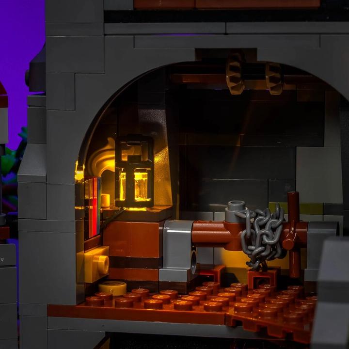 Produktbild Light my bricks LMB 2.0 LED Licht Set für LEGO® BrickLink 910057 Ganovenversteck im Wald