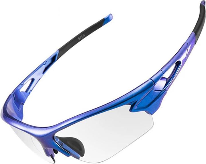Image du produit Rockbros 10069 lunettes de cyclisme photochromiques UV400 - bleu (Bleu, Bleu)