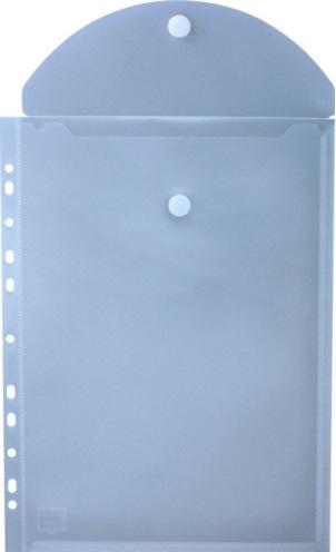 Produktbild Herba-Plastic Dokumententasche A4 hoch mit Klettverschluss 10 Stück grün (A4, 10 x)