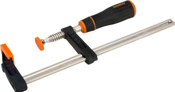Produktbild Bahco Schraubzwinge mit gummiertem Griff, 500 x 120 mm (500 mm)