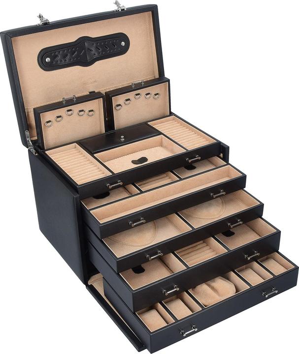 Produktbild Windrose Schmuck- & Uhrenkoffer Ambience 5 - Schwarz