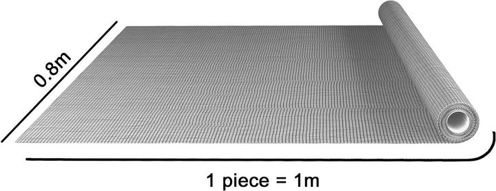 Actual product image Intirilife Fly Net in White Width 80cm (80 x 100 cm)