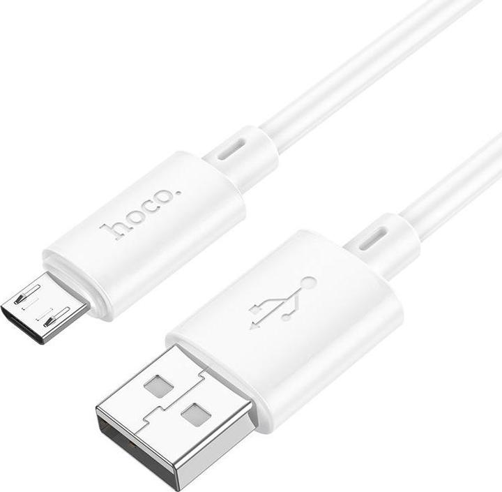 Produktbild Hoco USB-A to microUSB X88, 18W, 2A, 1m, weiss (1 m, USB 2.0, 18 W)