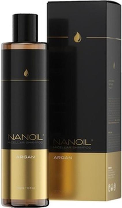 Immagine prodotto Nanoil Shampoo Micell con olio di Argan (300 ml, Shampoo liquido)
