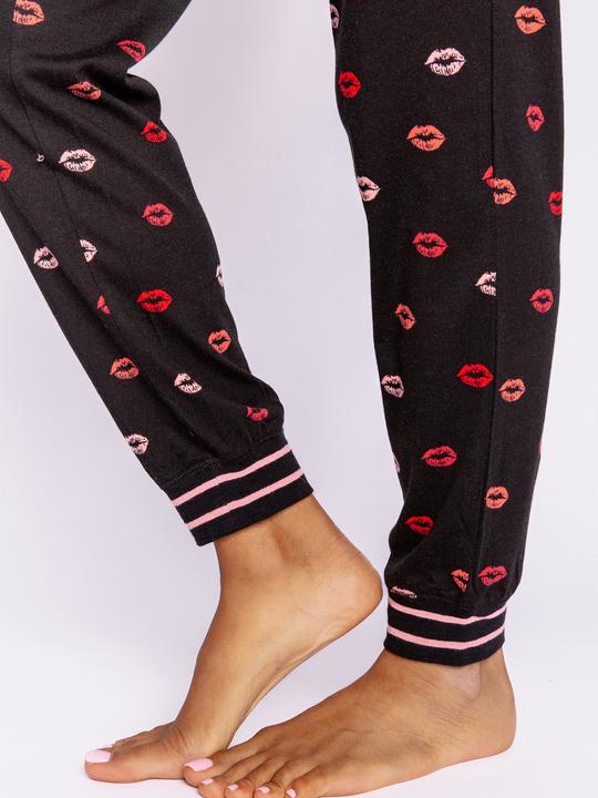 Immagine prodotto Pj Salvage Pigiama "Be mine" nero/piccolo a fantasia (XS)