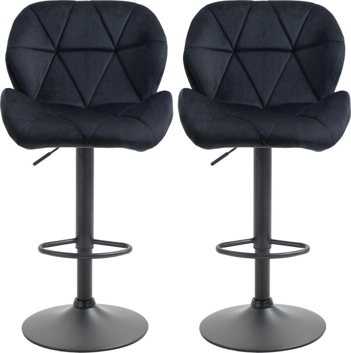 Actual product image Homcom Bar stool set of 2, adjustable seat height