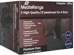 Actual product image MediaRange CD / DVD Retail Pack 4er Jewel Cases 5 Stk.