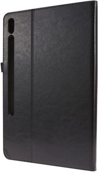 Produktbild MU Classic Zweifach faltbare Crazy Horse Leder Case Hülle (Galaxy Tab S7+)