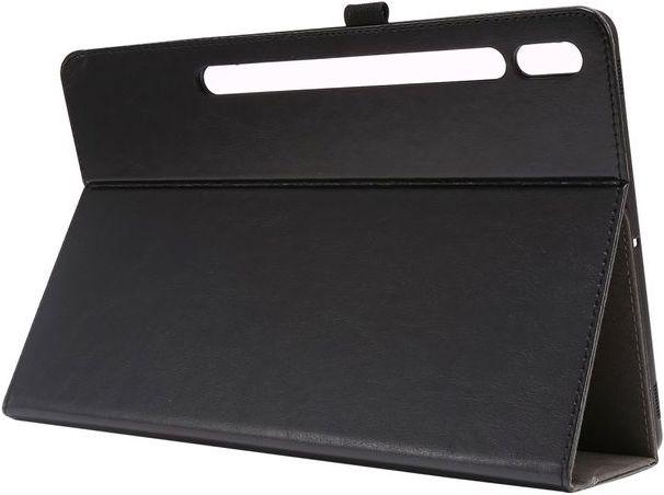 Produktbild MU Classic Zweifach faltbare Crazy Horse Leder Case Hülle (Galaxy Tab S7+)