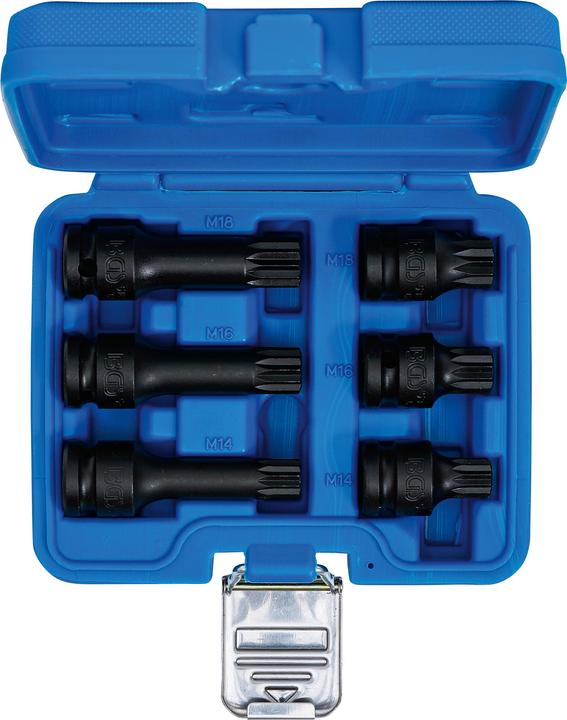 Actual product image BGS Power bit insert set (Internal multi-tooth)