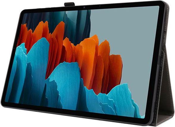 Produktbild MU Classic Zweifach faltbare Crazy Horse Leder Case Hülle (Galaxy Tab S7+)