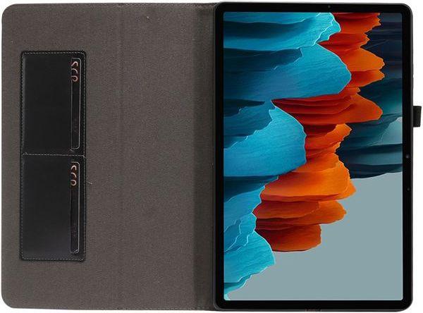 Produktbild MU Classic Zweifach faltbare Crazy Horse Leder Case Hülle (Galaxy Tab S7+)