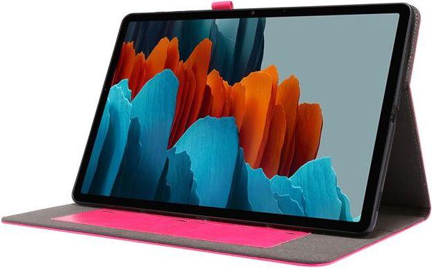 Produktbild MU Classic Zweifach faltbare Crazy Horse Leder Case Hülle (Galaxy Tab S7+)