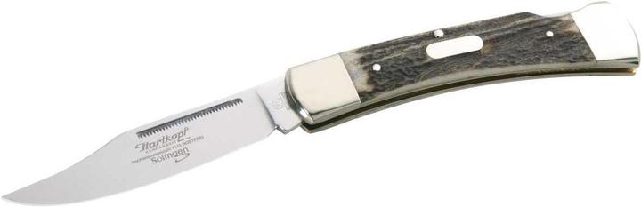 Produktbild Hartkopf-Solingen Taschenmesser, Stahl 1.4110, HirschhornSchalen (9 cm)